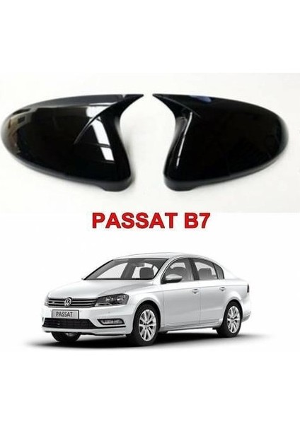 Volkswagen Passat B7 / 2011-2014 Batman Yarasa Ayna Kapağı