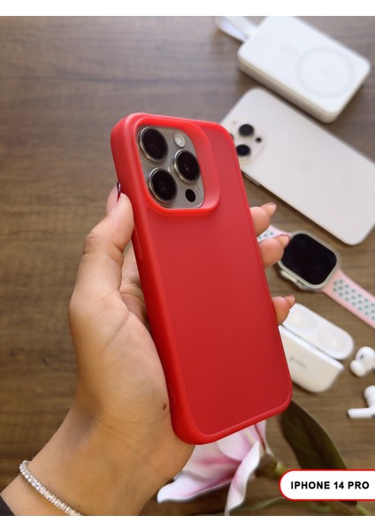 iPhone 14 Pro Uyumlu Kamera Korumalı Darbeye Dayanıklı Renk Atmayan Keep Silikon Kılıf