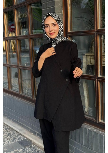 Almarwah Pantolonlu Takım 202940 Siyah modelleri