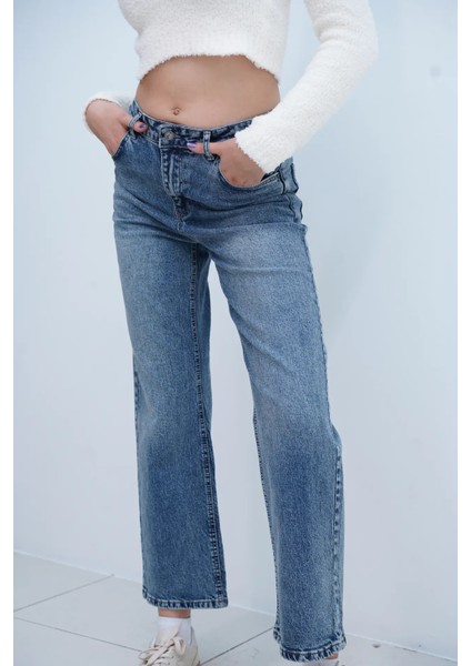 Tint Palazzo Kesik Pantolon