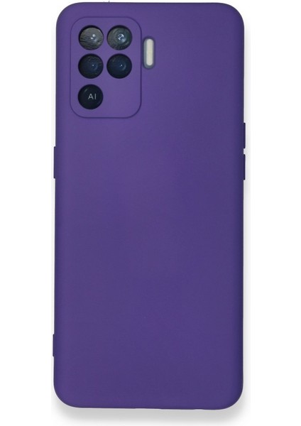 Oppo Reno 5 Lite Içi Kadife Kaplı Esnek Silikon Kapak Ryc/ Nano Lansman