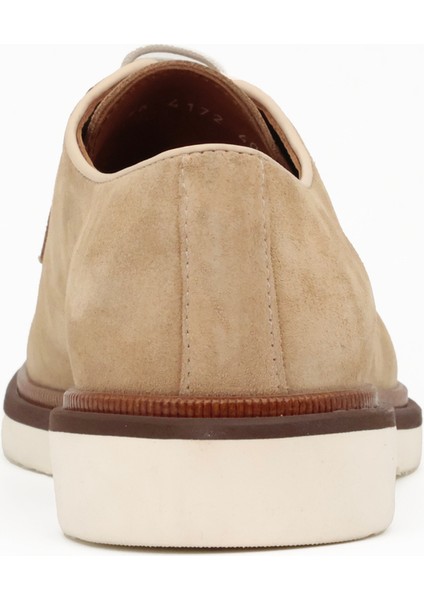 Hakiki Süet Deri Bej Klasik Erkek Ayakkabı Eva Taban - 4172 fırsatları