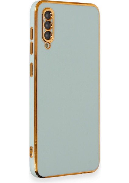 Samsung Galaxy A70 Kılıf Parlak Yapılı Esnek Volet Silikon Kapak