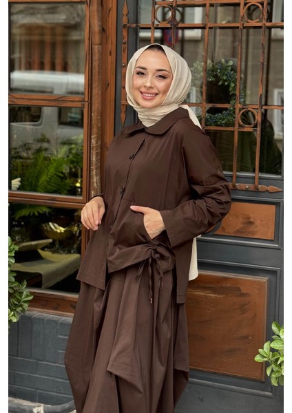 Almarwah Etekli Takım 202921 Kahve modelleri