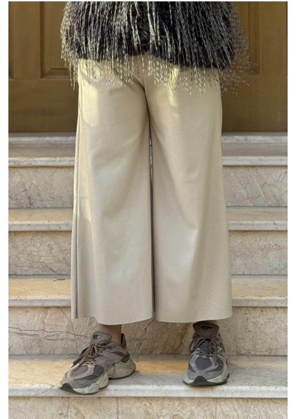 Deri Pantolon 25W7003 Ekru fiyatları