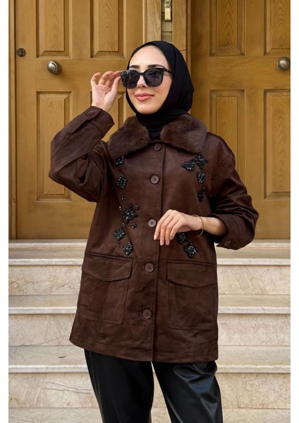 Ceket 25W6033 Kahve modelleri