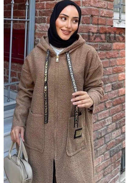 Fermuarlı Çift Cepli Buklet Kaban fiyatları