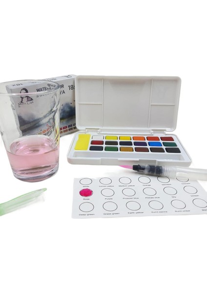 Mona Lisa Profesyonel Sulu Boya Seti 24LÜ