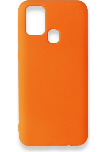 Samsung Galaxy M30S Içi Kadife Kaplı Esnek Silikon Kapak Ryc/ Nano Lansman