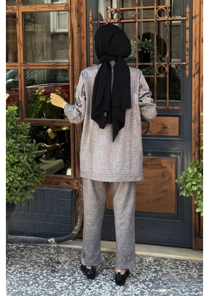 Pantolonlu Takım 25W4004 Gri fırsatları