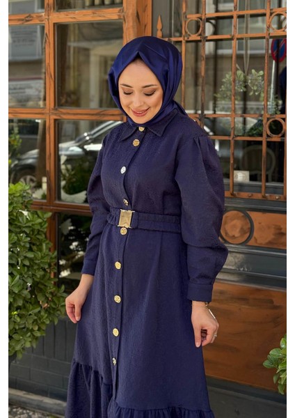 Elbise 26KZ10119 Indigo modelleri