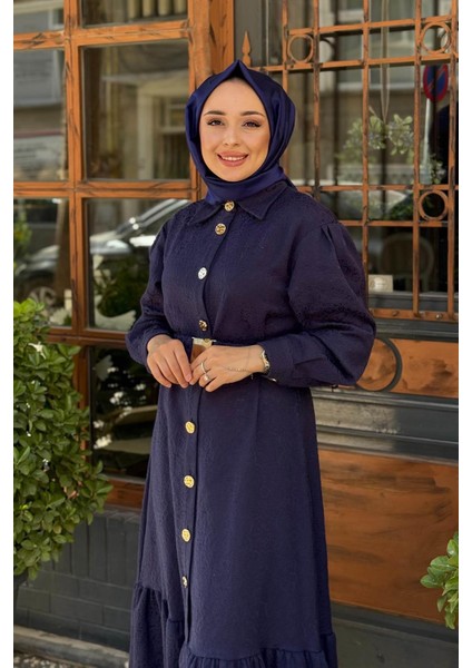 Elbise 26KZ10119 Indigo fırsatları