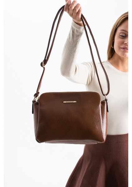 3 Bölmeli Ayarlanabilir Askılı Çapraz Çanta