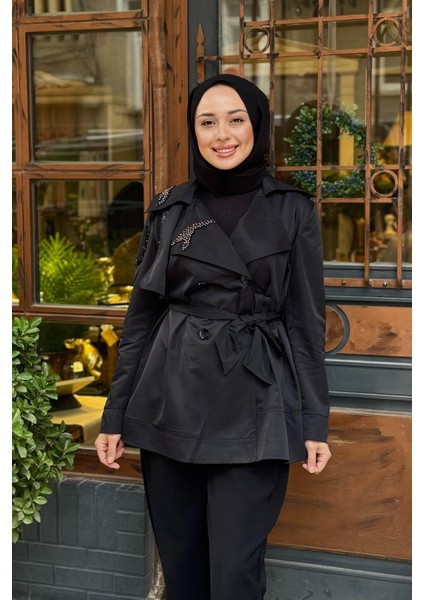 Almarwah Ceket 404967-1 Siyah modelleri