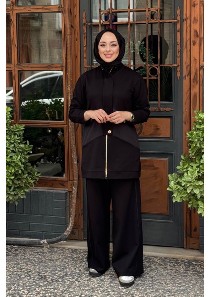 Pantolonlu Takım W-6921 Siyah