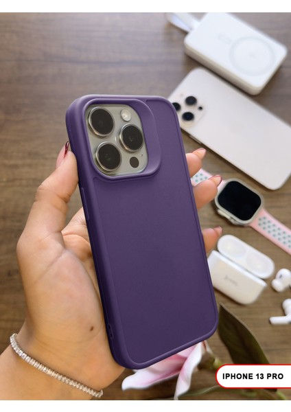 iPhone 13 Pro Uyumlu Kamera Korumalı Darbeye Dayanıklı Renk Atmayan Keep Silikon Kılıf