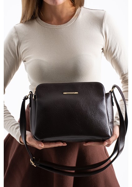 3 Bölmeli Ayarlanabilir Askılı Çapraz Çanta