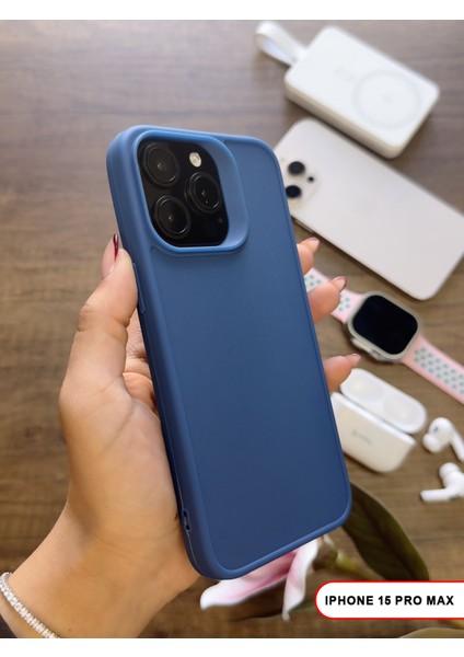 iPhone 15 Pro Max Uyumlu Kamera Korumalı Darbeye Dayanıklı Renk Atmayan Keep Silikon Kılıf