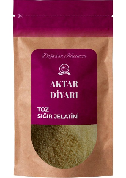 Toz Sığır Jelatin 100 Saf Sığr Domuz Içermez 1kg