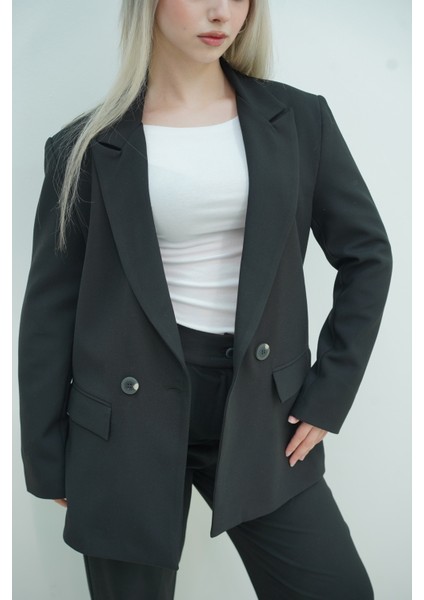 Çift Düğmeli Oversıze Ceket modelleri