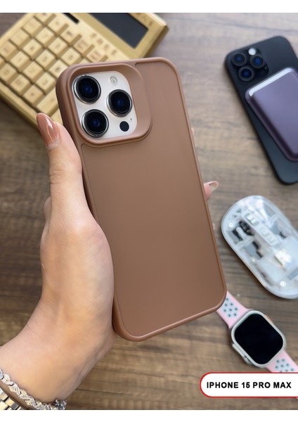 iPhone 15 Pro Max Uyumlu Kamera Korumalı Darbeye Dayanıklı Renk Atmayan Keep Silikon Kılıf