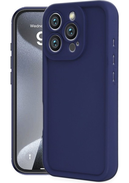 iPhone 16 Pro Max Kılıf Kenarları Yükseltili ve Yumuşak Dokulu Silikon Kapak Ryc/viera