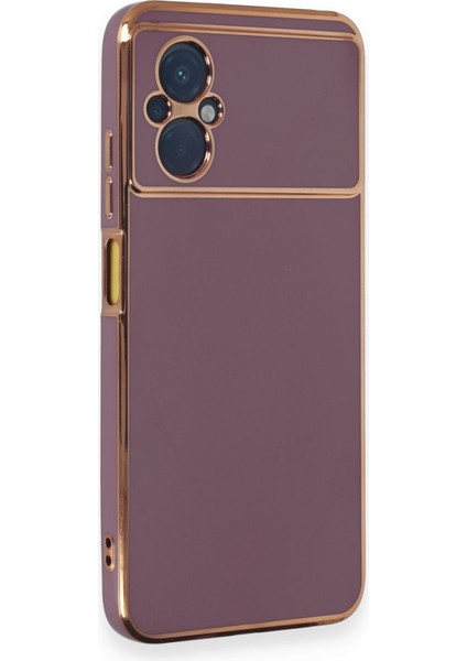 Pocom5 Kılıf Parlak Yapılı Esnek Volet Silikon Kapak