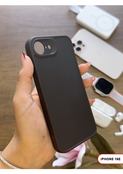 iPhone 16E Uyumlu Kamera Korumalı Darbeye Dayanıklı Renk Atmayan Keep Silikon Kılıf