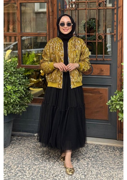 Candy Bomber Ceket 25W6002 Yağ Yeşili