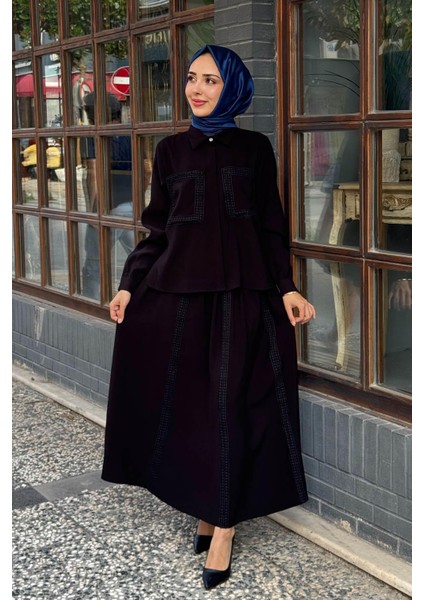 Almarwah Etekli Takım 202869 Siyah