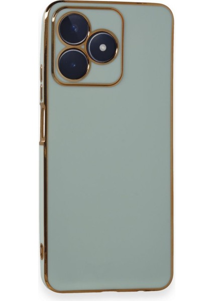 Realme C53 Kılıf Şık ve Parlak Silikon Kapak Ryc/volet