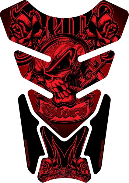 Death Or Glory Tankpad Red