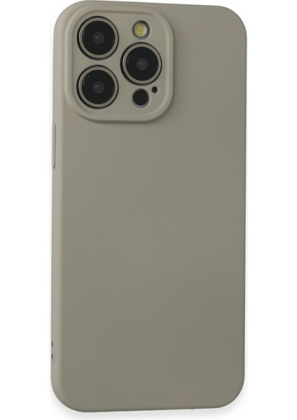 iPhone 15 Pro Max Içi Kadife Kaplı Esnek Silikon Kapak Ryc/ Nano Lansman