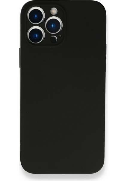 iPhone 13 Pro Max Içi Kadife Kaplı Esnek Silikon Kapak Ryc/ Nano Lansman