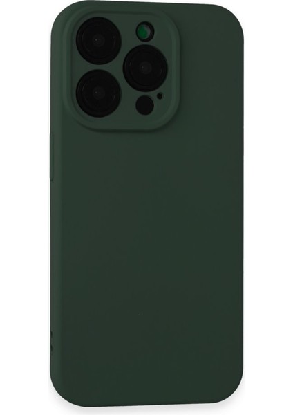 iPhone 15 Pro Max Içi Kadife Kaplı Esnek Silikon Kapak Ryc/ Nano Lansman