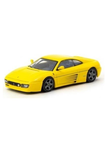 Works x Ixo Models Ferrari 348 Challenge Sarı 1/64 Model Araba