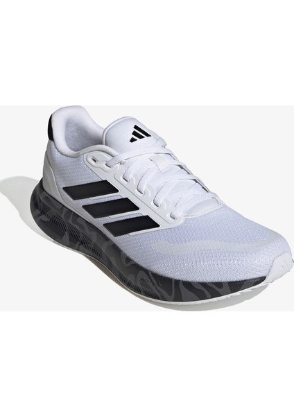 Runfalcon 5 Erkek Beyaz Koşu Ayakkabısı.-