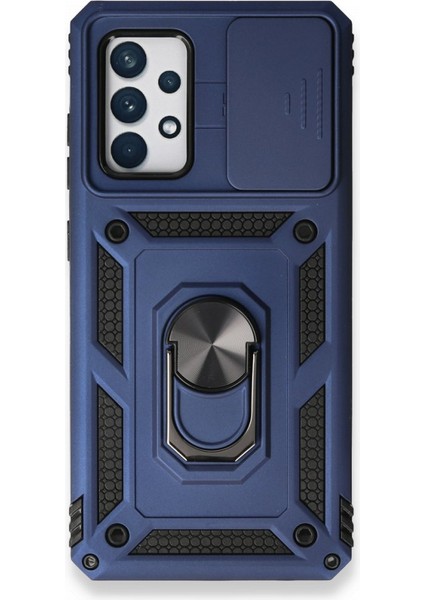 Samsung Galaxy A73 5g Kılıf Kamera Koruma Sürgülü Şık Pars Tank Sert Silikon Kapak