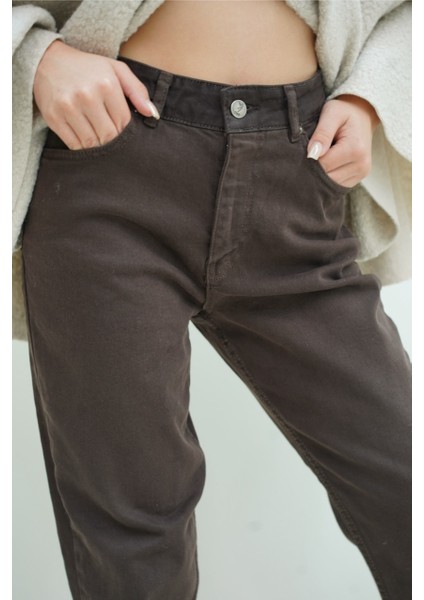 Kahve Mom Pantolon fiyatları