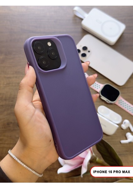 iPhone 15 Pro Max Uyumlu Kamera Korumalı Darbeye Dayanıklı Renk Atmayan Keep Silikon Kılıf