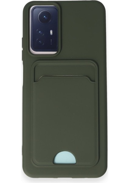 Redmi Note 12S Kılıf Kart Hazneli Esnek Kelvin Silikon Kapak