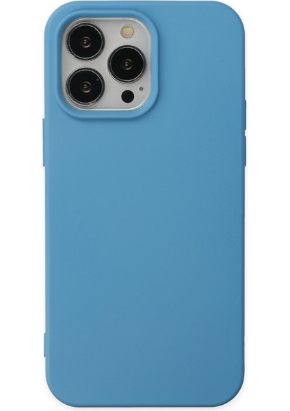 iPhone 14 Pro Max Içi Kadife Kaplı Esnek Silikon Kapak Ryc/ Nano Lansman