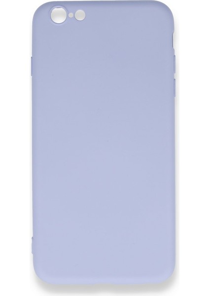 iPhone 6 Plus Kılıf Içi Kadife Kaplı Nano Silikon Kapak - Lila