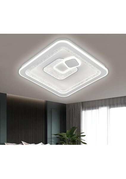 A752 Plafonyer LED Avize 3 Renk Işık Modlu (Beyaz / Sarı / Gün Işığı)