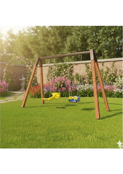 Ahşap Salıncak, İkili Park Salıncağı, Ebeveyn ve Standart Tip Salıncak Koltuğu