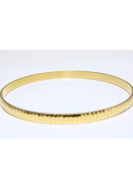 22 Ayar Altın Çizgili Aynalı Model Bilezik 15.76GR fiyatları