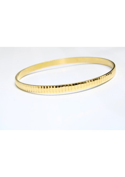 22 Ayar Altın Çizgili Aynalı Model Bilezik 15.76GR modelleri