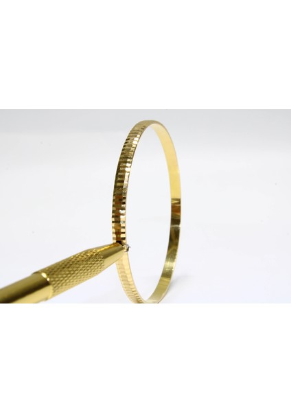 22 Ayar Altın Çizgili Aynalı Model Bilezik 15.76GR fırsatları