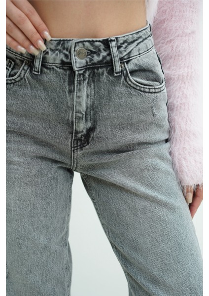 Gri Mom Pantolon fiyatları