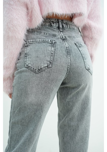 Gri Mom Pantolon fırsatları